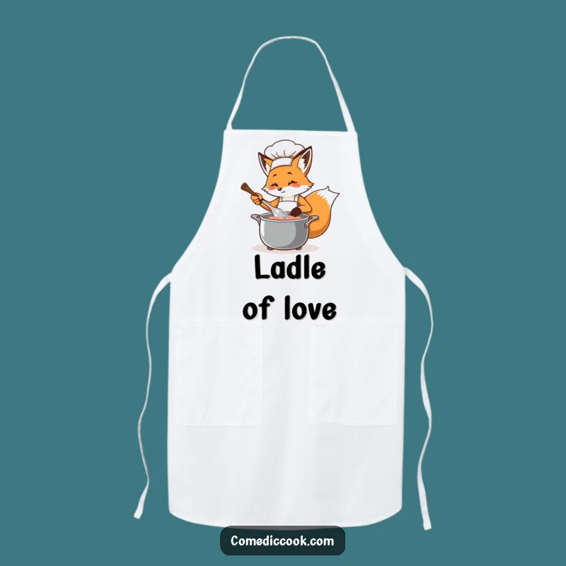 Funny Fox Chef Apron: Cook with Culinary Comedy
