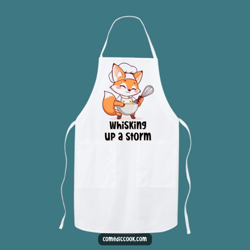 Funny Fox Chef Apron: Cook with Cunning & Protect Your Clothes