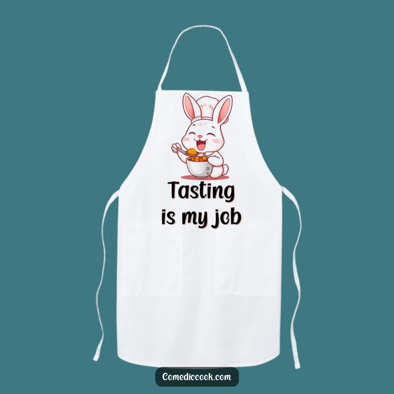 Funny Rabbit Chef Apron: Cook with Joyful Enthusiasm