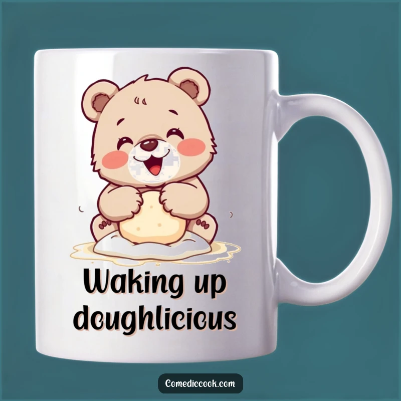 Funny Bear Cub Baking Mug: A Sweet Gift for Bakers
