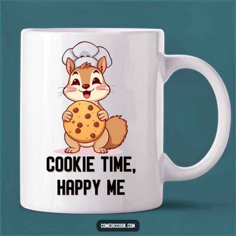 Funny Squirrel Chef Mug: Giant Cookie Master's Hilarious Funny Gift!