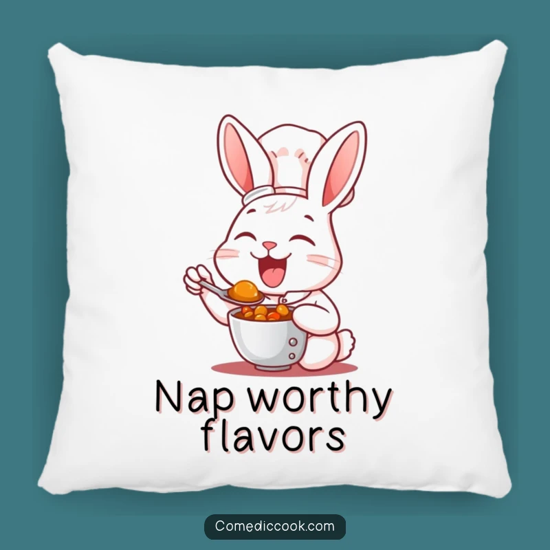 Funny Rabbit Chef Pillow: Cozy Comfort and Culinary Delight