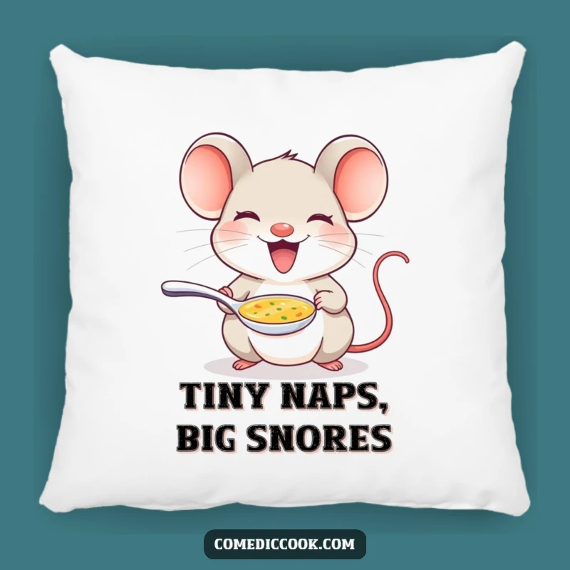 Cozy Funny Mouse Chef Pillow: Comfort and Culinary Charm