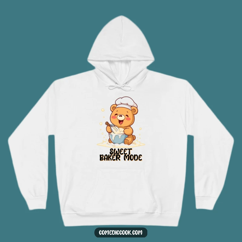 Cozy Funny Chef Bear Hoodie: Warmth & Kawaii Baking Humor Gift