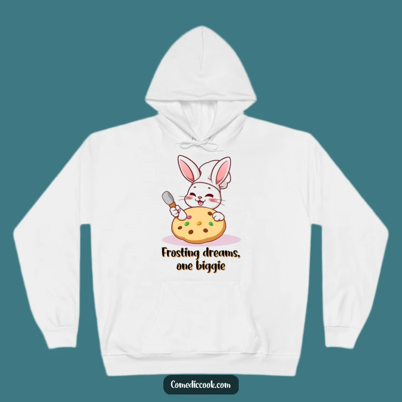 Cozy Funny Kawaii Rabbit Chef Hoodie: Sweet Baker, Warm Funny Gift