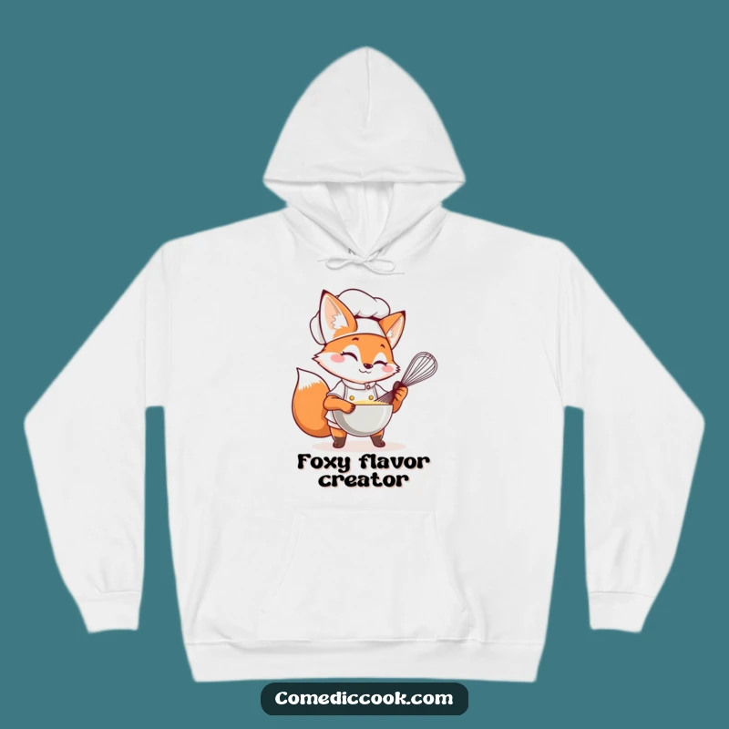 Funny Fox Chef Hoodie: Stay Cozy with Cunning Culinary Charm