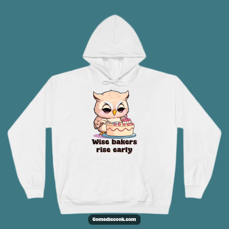 Cozy Funny Owl Baker Hoodie: The Ultimate Humorous Gift for Bakers