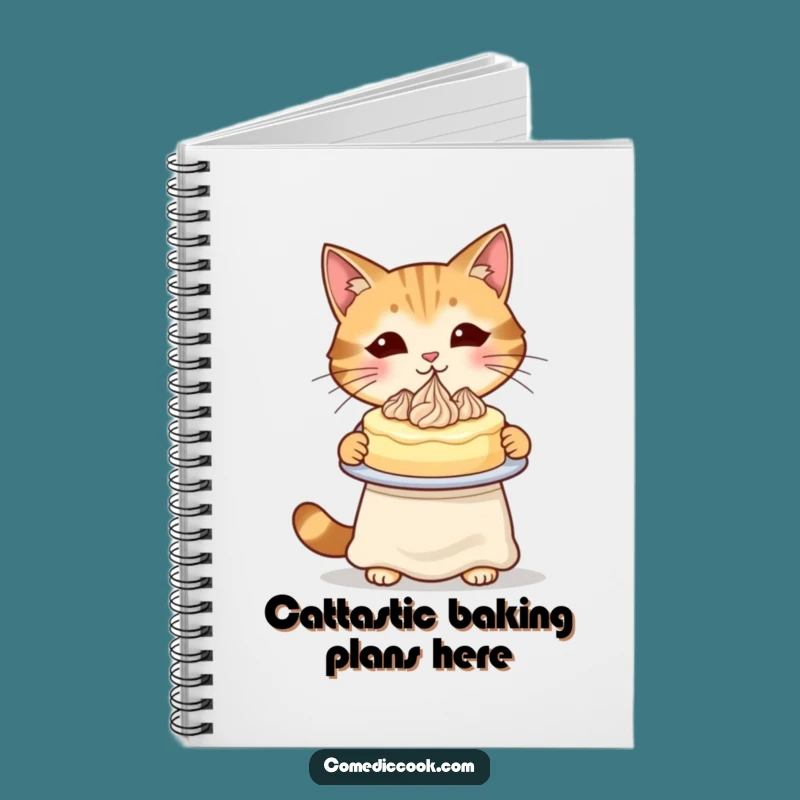 Funny Cat Baker Notebook: Jot Down Recipes with This Purrfectly Chic Journal