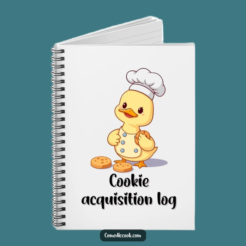 Funny Duckling Chef Notebook: Cookie Journal, Hilarious Gift for Bakers