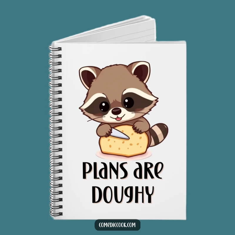 Funny Raccoon Baker Notebook: Your Baking Journal