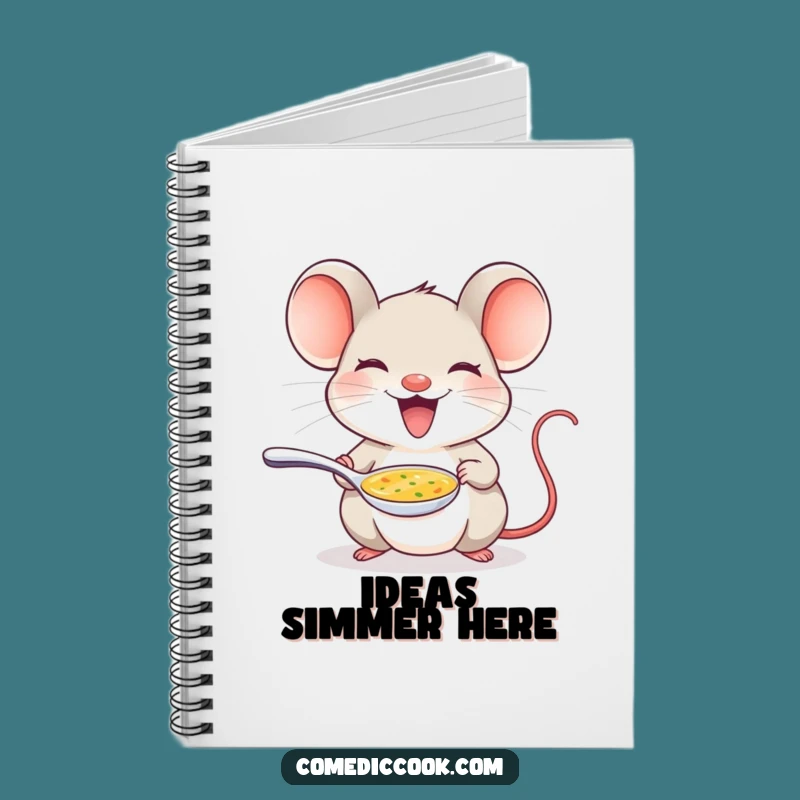 Funny Mouse Chef Notebook: Your Culinary Diary