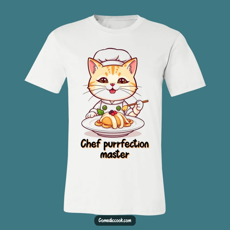 Funny Cat Chef T-Shirt: Wear Your Culinary Prowess with This Hilarious Tee