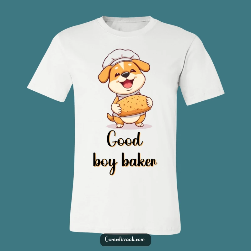 Funny Dog Chef T-Shirt: Wear Your Love for Baking and Pups Hilariously!
