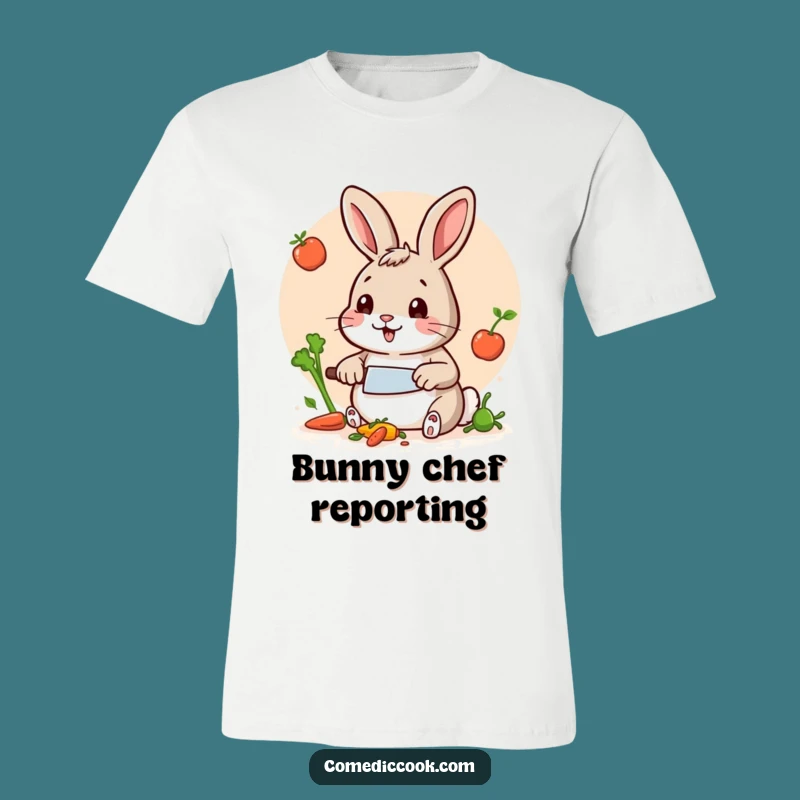 Funny Rabbit Chef T-Shirt: Hilarious Tee for Kitchen Masters