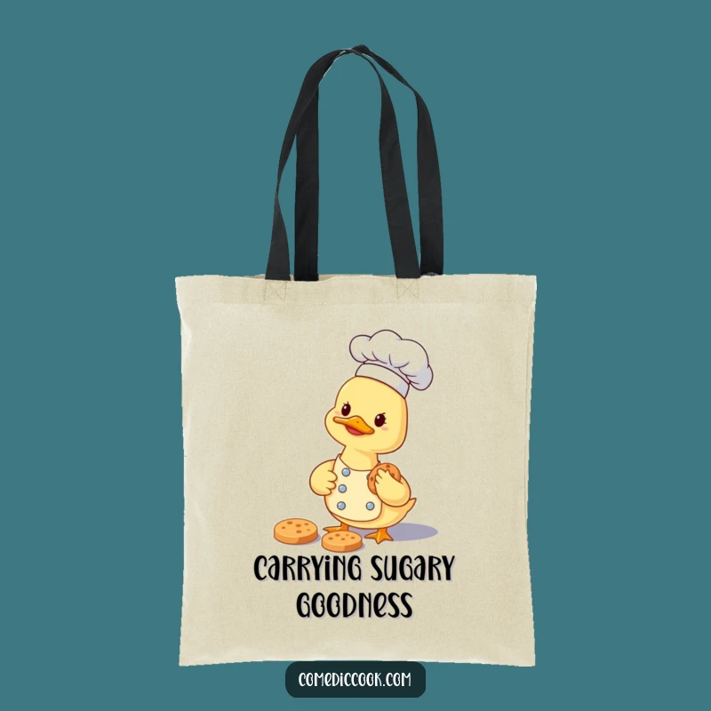 Funny Duckling Chef Tote Bag: Cookie Accessory, Hilarious Gift