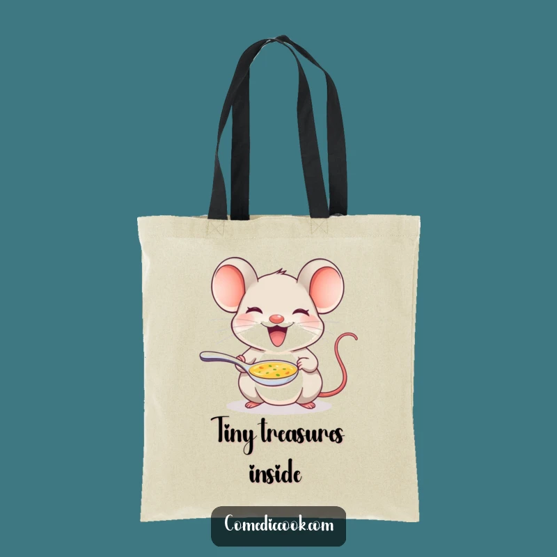 Funny Mouse Chef Tote Bag: Carry Your Culinary Treasures