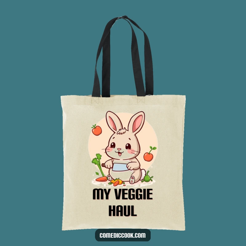 Funny Rabbit Chef Tote Bag: Hilarious and Practical Kitchen Accessory